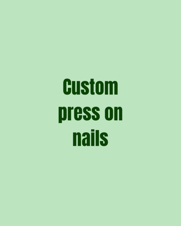 Press on personnalisé